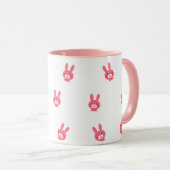 Cute Pink Feminine Coffee Cup マグカップ (正面右)