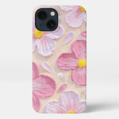 Cute Pink Floral Aesthetic Phone Case 🌸✨ iPhoneケース (裏面)