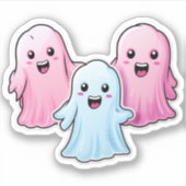 Cute Pink Ghost: Sweet Ghost #10 シール (正面)
