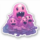Cute Pink Ghost: Sweet Ghost #30 シール (正面)