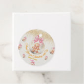 Cute Pink Gingerbread Girl Bauble Christmas Baby  フェイバータグ (インサイチュ)