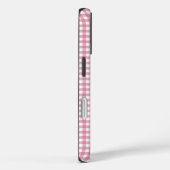 Cute Pink Gingham Pattern  Case-Mate iPhoneケース (裏面 / 右)