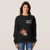 Cute Pink Hair Cupid スウェットシャツ (正面フル)