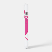 Cute Pink Heart Aesthetic Phone Case iPhoneケース (左側面)