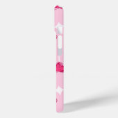 Cute Pink Heart Lollipop Seamless Pattern Case-Mate iPhoneケース (裏面 / 左)