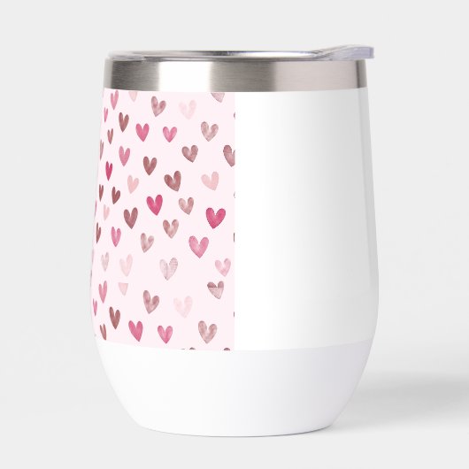 Cute Pink Heart Pattern – Romantic &Stylish Design (左面)