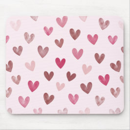 Cute Pink Heart Pattern – Romantic &Stylish Design マウスパッド
