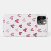 Cute Pink Heart Pattern – Romantic &Stylish Design Case-Mate iPhoneケース (裏面(横))