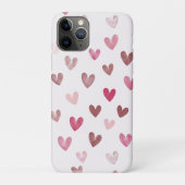 Cute Pink Heart Pattern – Romantic &Stylish Design Case-Mate iPhoneケース (裏)
