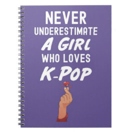 Cute Pink Kpop Gifts Girl Kawaii Korea Pop ノートブック