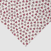 Cute Pink Little Hearts Tissue Paper 薄葉紙 (詳細)