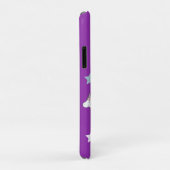 Cute Pink Magical Unicorn Girls Purple Case-Mate iPhoneケース (裏面/右)