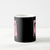 Cute Pink Mocha Coffee Mug コーヒーマグカップ (中央)