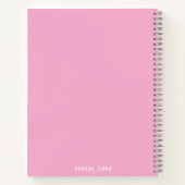 Cute pink Notebook ノートブック (裏面)