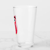 Cute Pink Owl タンブラーグラス (左)