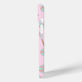 Cute Pink Pastel Lollipop Seamless Pattern Case-Mate iPhoneケース (裏面 / 左)