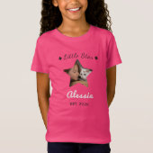 Cute Pink Personalized Birthday T-Shirt for Girls  Tシャツ (正面)