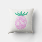 Cute Pink Pineapple クッション (裏面)