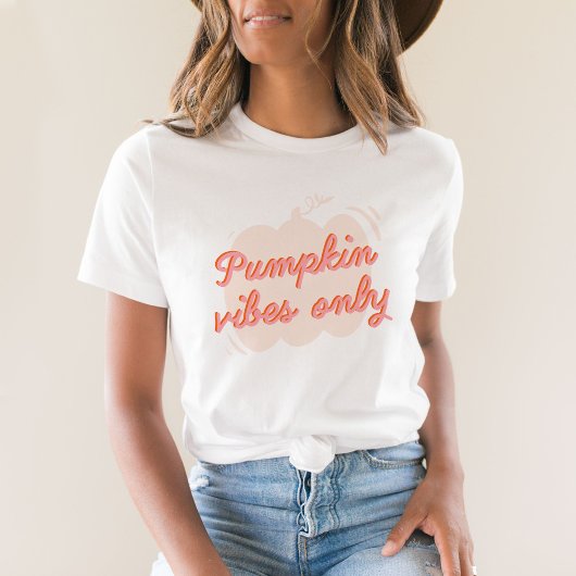 Cute Pink Pumpkin Vibes  Tシャツ
