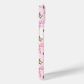 Cute Pink Ribbon Floral Seamless Pattern Case-Mate iPhoneケース (裏面 / 右)