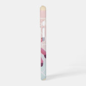 Cute Pink Spider Web Phone Case iPhone 16ケース (左側面)