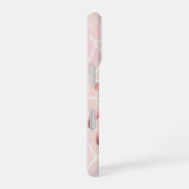 Cute Pink Spider Web Phone Case iPhone 16ケース (右側面)