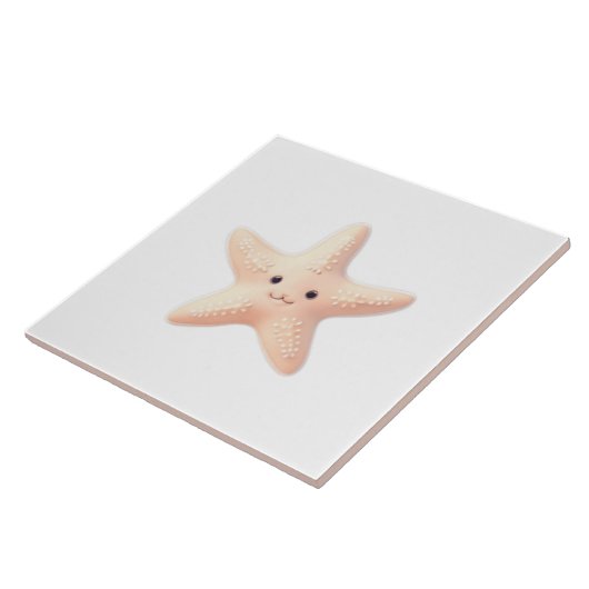 Cute Pink Starfish タイル (側面)