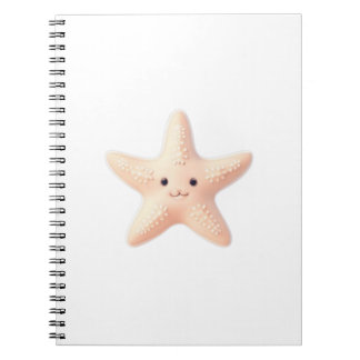 Cute Pink Starfish ノートブック