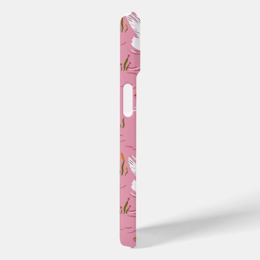 Cute Pink Swan Seamless Pattern Case-Mate iPhoneケース (裏面 / 右)