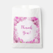 Cute Pink Under the Sea Girl Baby Shower フェイバーバッグ (正面)