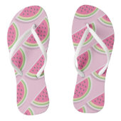 Cute Pink Watermelon Pattern ビーチサンダル (ソール)