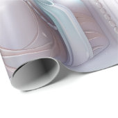 Cute Pink Winter Birthday ラッピングペーパー (ロールコーナー)