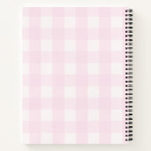 cute pinkish bow with heart notebook ノートブック (裏面)