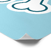 Cute Pirate Bunny ポスター (角)