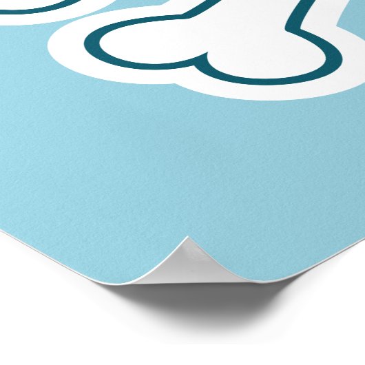 Cute Pirate Bunny ポスター (角)