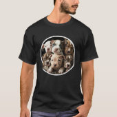 Cute Pitbull Staffy Puppies Tシャツ (正面)