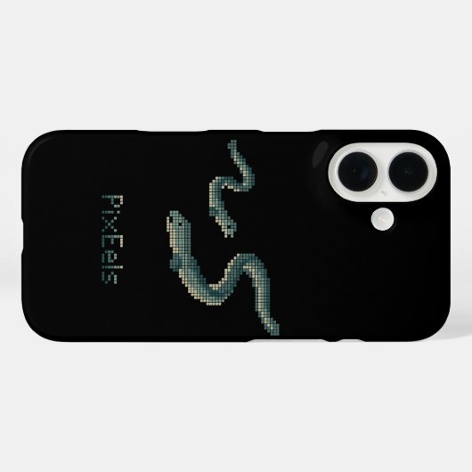 Cute "PixEels" Pixelated Eels Graphic Case-Mate iPhoneケース (裏面 (横))