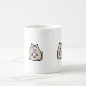 “Cute Pixel Cat with Bubble Tea – Retro 8-Bit Styl コーヒーマグカップ (中央)