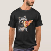Cute Pizza Raccoon Tシャツ (正面)
