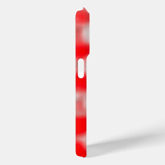 Cute plaid red white gray monogram Christmas  Case-Mate iPhoneケース (裏面 / 右)