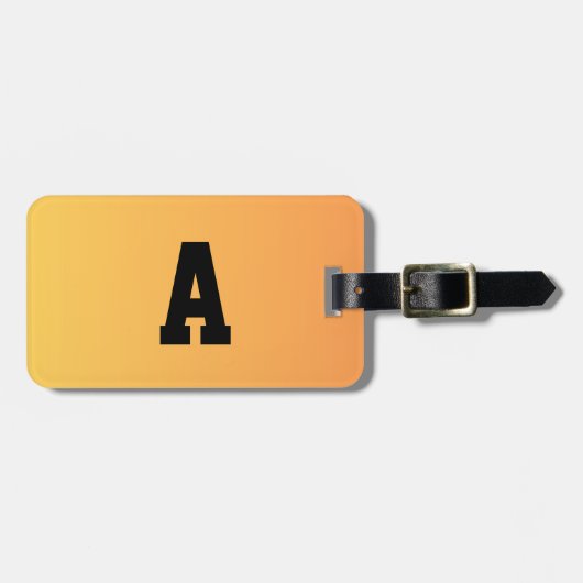 Cute Plain with Simple Design ラゲッジタグ (正面横)