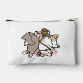 Cute Playful Cats Design – Fun Paws and Play Art アクセサリーポーチ (裏面)