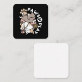 Cute Playful Cats Design – Fun Paws and Play Art ノートカード (正面/裏面)