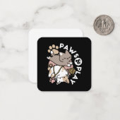 Cute Playful Cats Design – Fun Paws and Play Art ノートカード (正面/裏面インサイチュ)