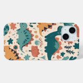Cute & Playful Dino Land Children's Pattern Phone  Case-Mate iPhoneケース (裏面 (横))