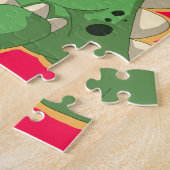 Cute Plush Dinosaur Puzzle for Kids ジグソーパズル (側面)