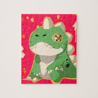 Cute Plush Dinosaur Puzzle for Kids ジグソーパズル