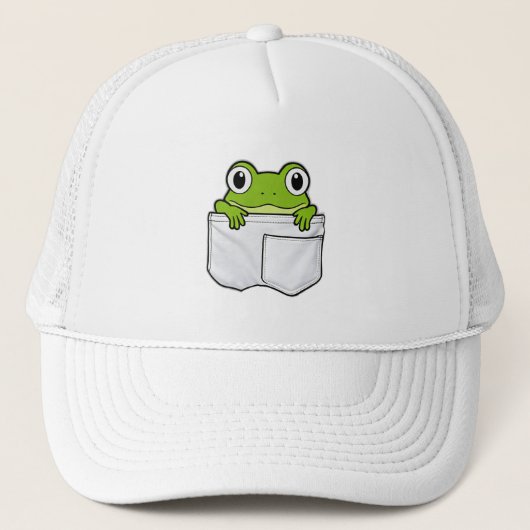 Cute Pocket Frog キャップ (正面)