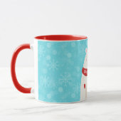 Cute Polar Bear Holiday Art Personal Mug Cup マグカップ (左)