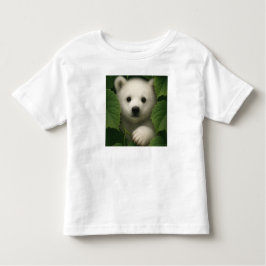 “Cute Polar Bear Kids T-Shirt – Winter Animal Tee トドラーTシャツ